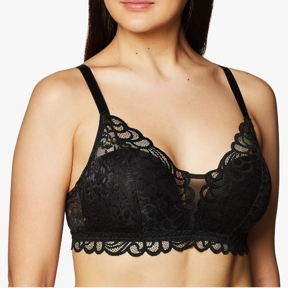 Bali Women's Lace Wireless Bra 2Xl XXL NWT